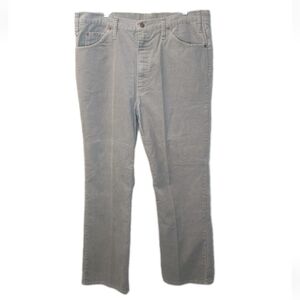 Vintage Levi's 517 Corduroy Pants Gray Straight Leg Y2k Men Sz 36/30" 90s USA